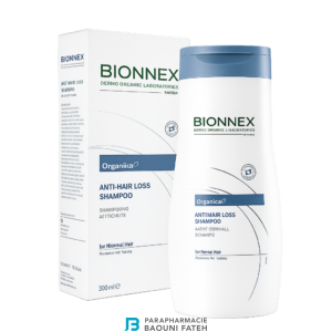 bionnex organica champoing 300ml + aprés champoing 300ml anti chute