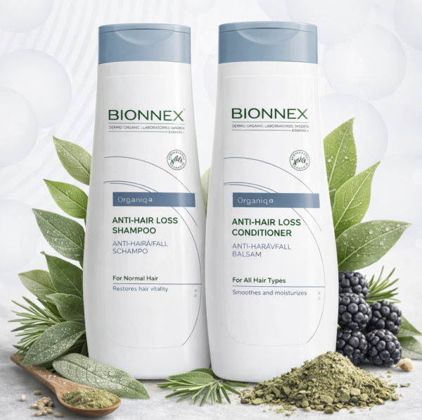 bionnex organica champoing 300ml + aprés champoing 300ml anti chute