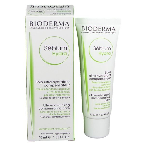 bioderma sébium hydra crème hydratante 40 ml