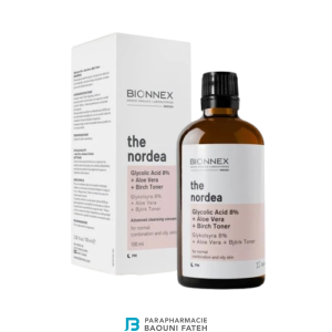 nordea acide glycolique 8% + aloe vera + birch tonique