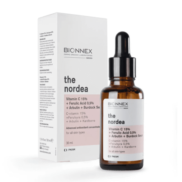 bionnex the nordea vitamine c 15%+ acide férulique + arbutine+ bardane