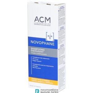 shampooing energisant 200ml novophane cheveux ternes et fragilisés acm