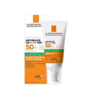 anthelios gel crème anti brillance sans parfum toucher sec spf 50+