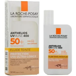 anthelios shaka fluide teinte spf50+ sans parfum 50ml